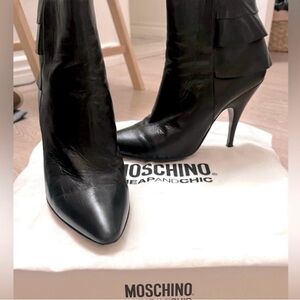 Moschino Black Women's Heeled Boots